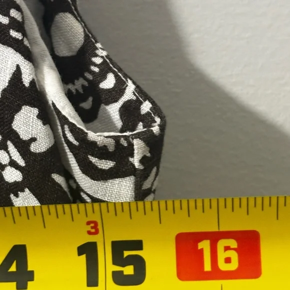 Tommy Bahama Linen Dress Womens Size Small Brown White Aztec Sheath - Picture 6 of 7